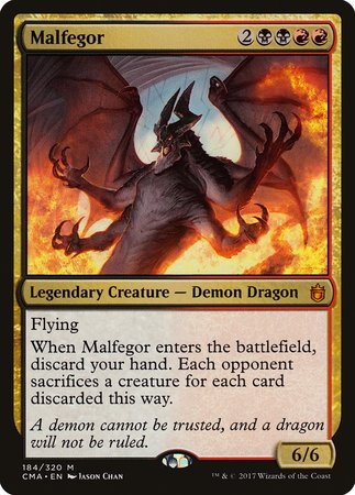 Malfegor [Commander Anthology] | The Time Vault CA