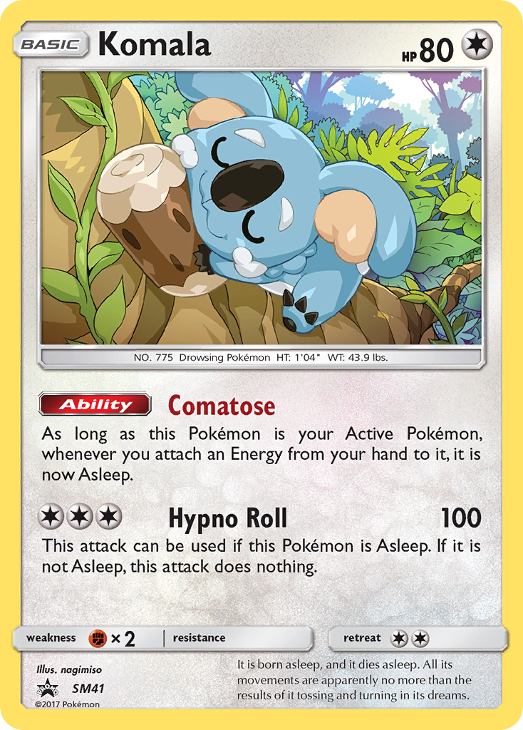 Komala (SM41) [Sun & Moon: Black Star Promos] | The Time Vault CA