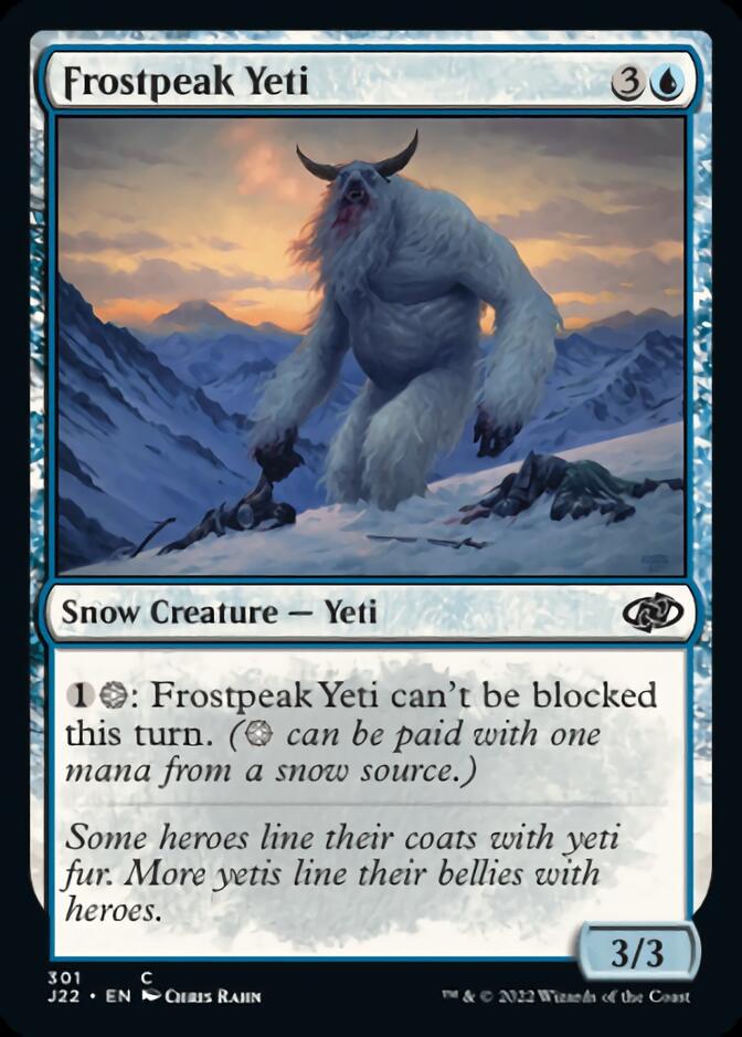 Frostpeak Yeti [Jumpstart 2022] | The Time Vault CA