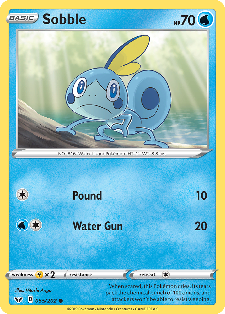 Sobble (055/202) [Sword & Shield: Base Set] | The Time Vault CA