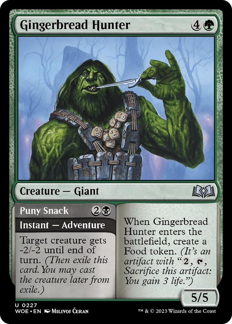 Gingerbread Hunter // Puny Snack [Wilds of Eldraine] | The Time Vault CA