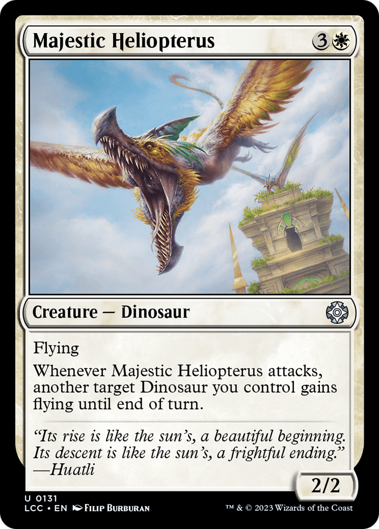 Majestic Heliopterus [The Lost Caverns of Ixalan Commander] | The Time Vault CA