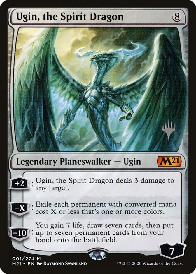 Ugin, the Spirit Dragon (Promo Pack) [Core Set 2021 Promos] | The Time Vault CA