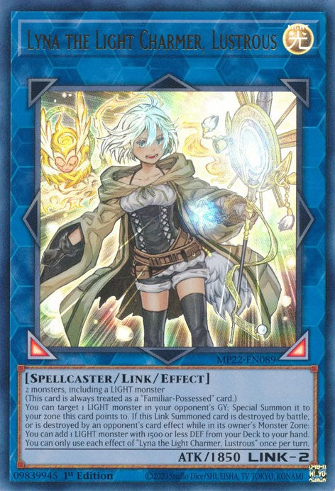 Lyna the Light Charmer, Lustrous [MP22-EN089] Ultra Rare | The Time Vault CA