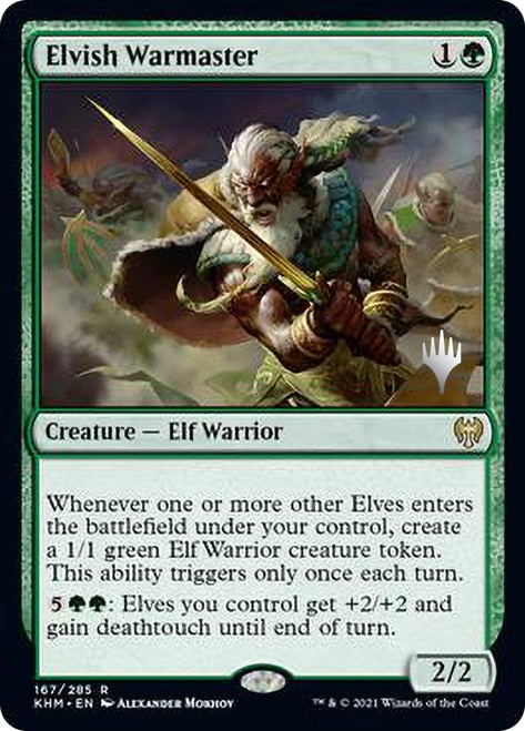 Elvish Warmaster [Kaldheim Promo Pack] | The Time Vault CA