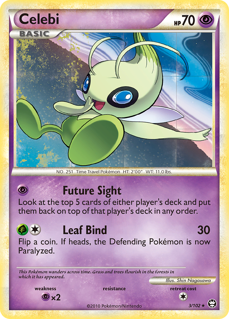 Celebi (3/102) [HeartGold & SoulSilver: Triumphant] | The Time Vault CA