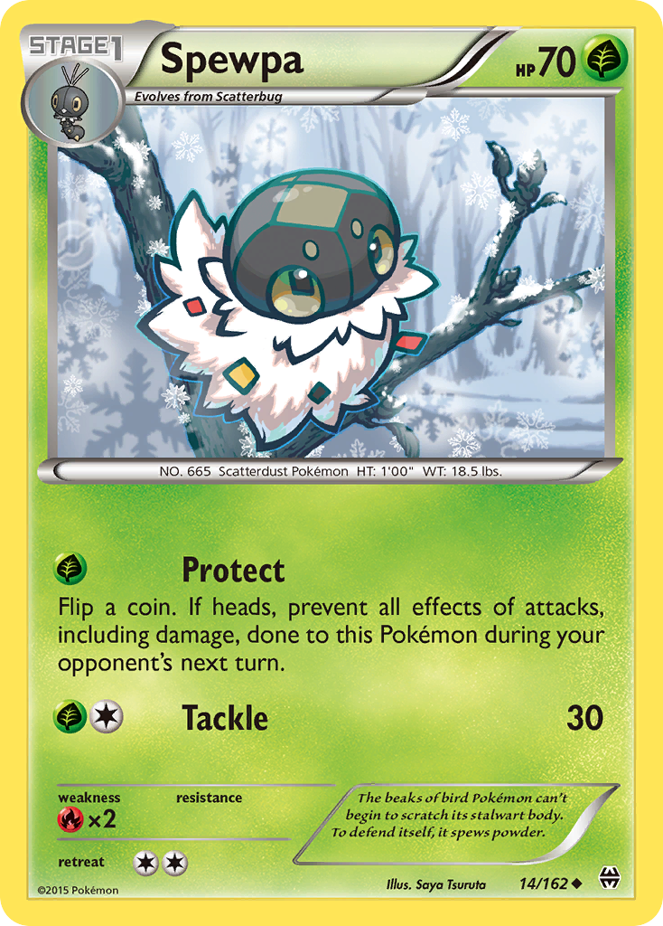 Spewpa (14/162) [XY: BREAKthrough] | The Time Vault CA