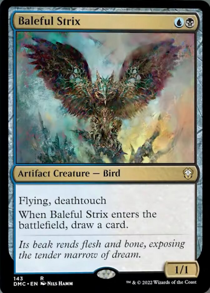 Baleful Strix [Dominaria United Commander] | The Time Vault CA