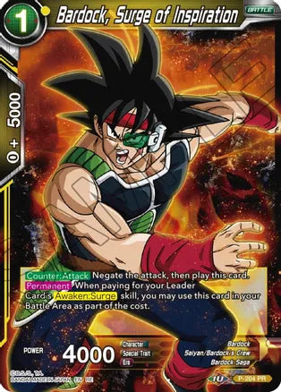 Bardock, Surge of Inspiration [P-204] | The Time Vault CA