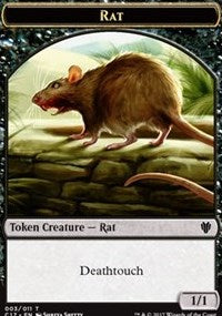 Rat (003) // Cat (001) Double-sided Token [Commander 2017 Tokens] | The Time Vault CA