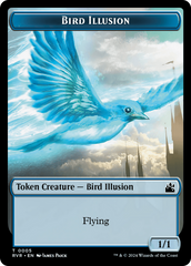 Goblin (0008) // Bird Illusion Double-Sided Token [Ravnica Remastered Tokens] | The Time Vault CA