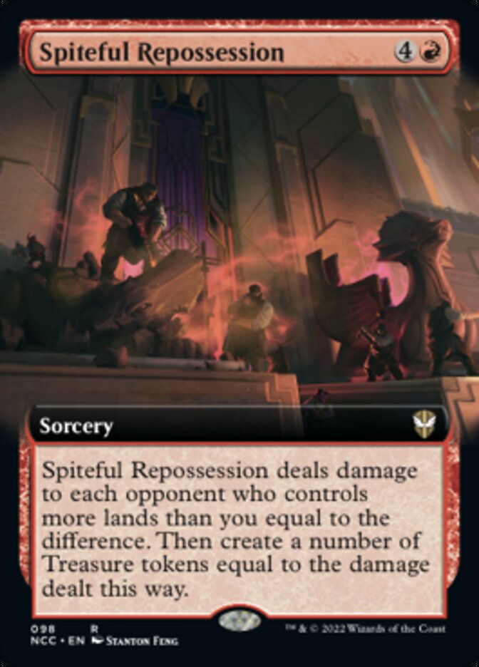 Spiteful Repossession (Extended Art) [Streets of New Capenna Commander] | The Time Vault CA