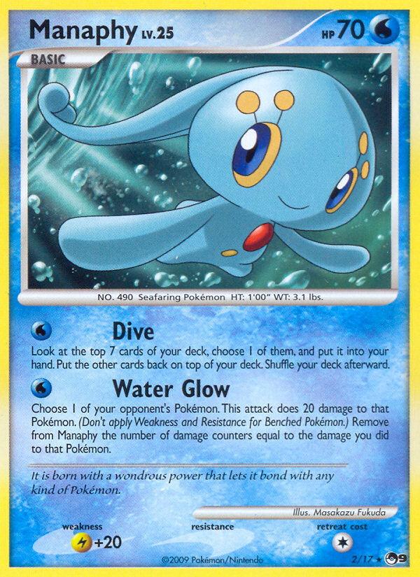 Manaphy (2/17) [POP Series 9] | The Time Vault CA