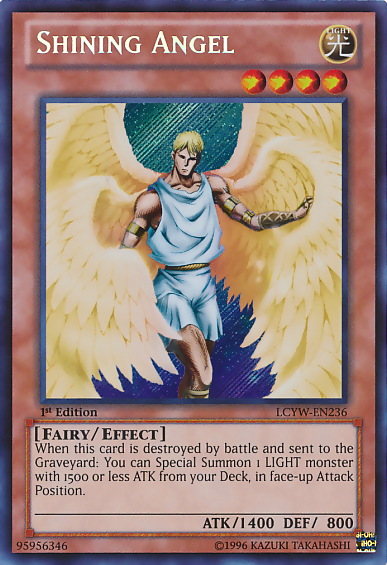 Shining Angel [LCYW-EN236] Secret Rare | The Time Vault CA