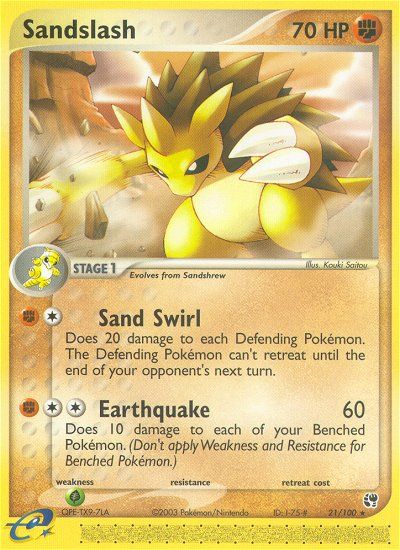 Sandslash (21/100) [EX: Sandstorm] | The Time Vault CA