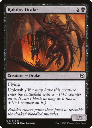 Rakdos Drake [Iconic Masters] | The Time Vault CA