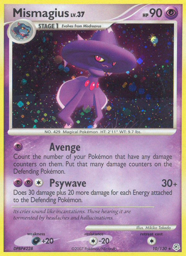 Mismagius (10/130) [Diamond & Pearl: Base Set] | The Time Vault CA