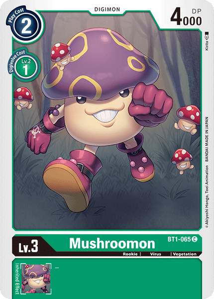 Mushroomon [BT1-065] [Release Special Booster Ver.1.0] | The Time Vault CA