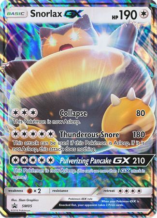 Snorlax GX (SM05) (Jumbo Card) [Sun & Moon: Black Star Promos] | The Time Vault CA