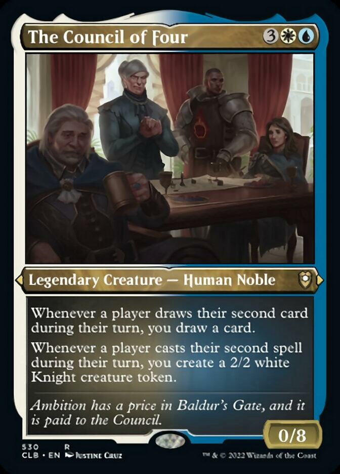 The Council of Four (Foil Etched) [Commander Legends: Battle for Baldur's Gate] | The Time Vault CA