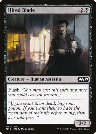 Hired Blade [Core Set 2019] | The Time Vault CA