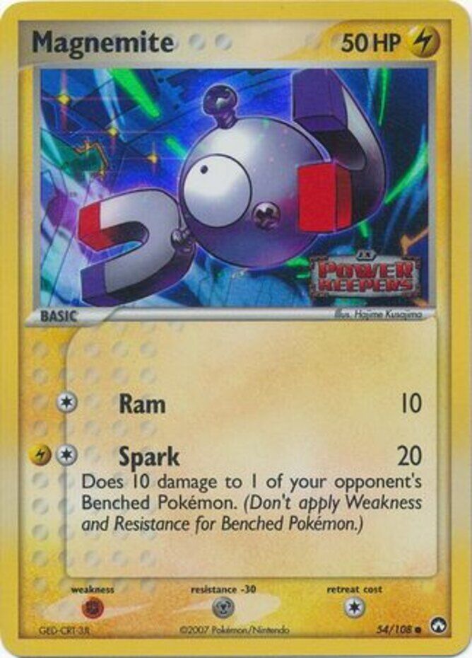 Magnemite (54/108) (Stamped) [EX: Power Keepers] | The Time Vault CA