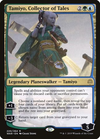 Tamiyo, Collector of Tales [War of the Spark] | The Time Vault CA