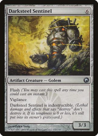 Darksteel Sentinel [Scars of Mirrodin] | The Time Vault CA