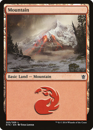 Mountain (265) [Khans of Tarkir] | The Time Vault CA