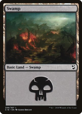 Swamp (299) [Commander 2018] | The Time Vault CA