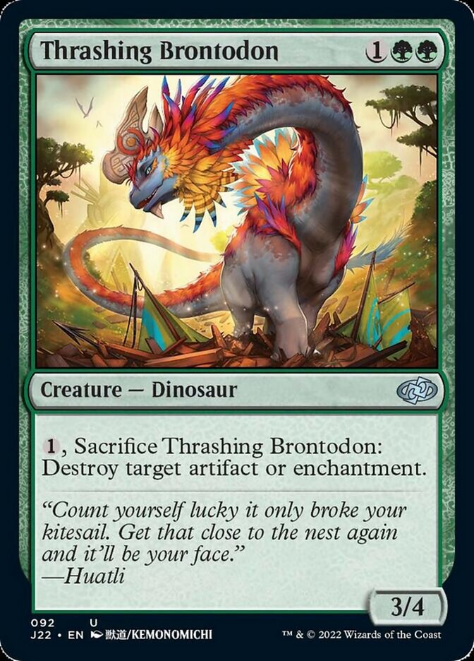 Thrashing Brontodon [Jumpstart 2022] | The Time Vault CA