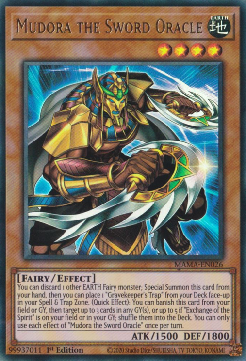 Mudora the Sword Oracle [MAMA-EN026] Ultra Rare | The Time Vault CA