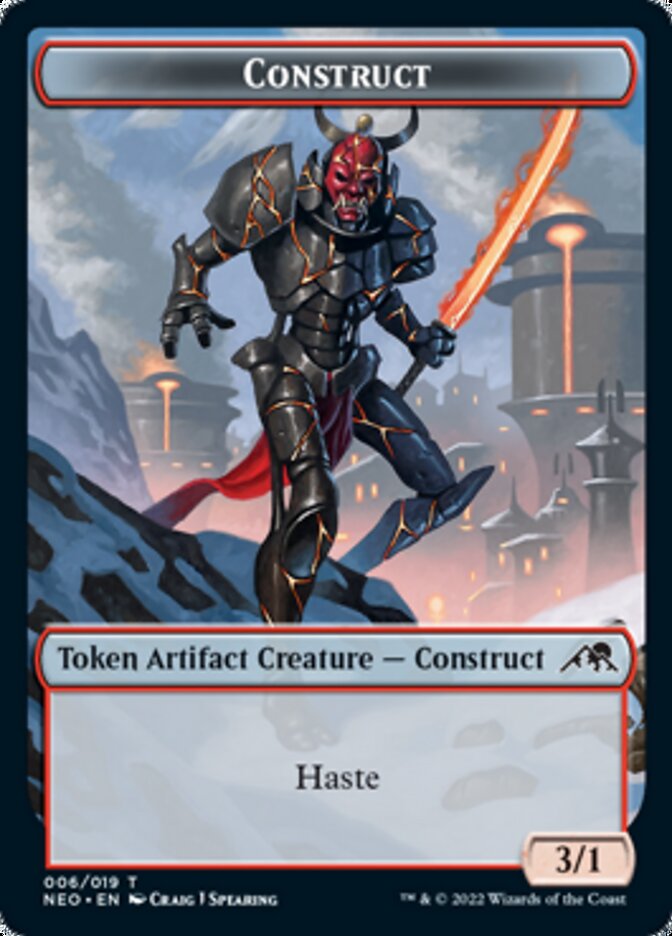 Construct (006) // Blood (017) Double-sided Token [Challenger Decks 2022 Tokens] | The Time Vault CA