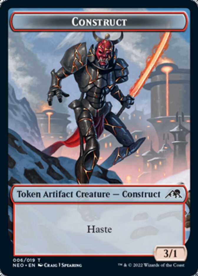 Construct Token (006) [Kamigawa: Neon Dynasty Tokens] | The Time Vault CA