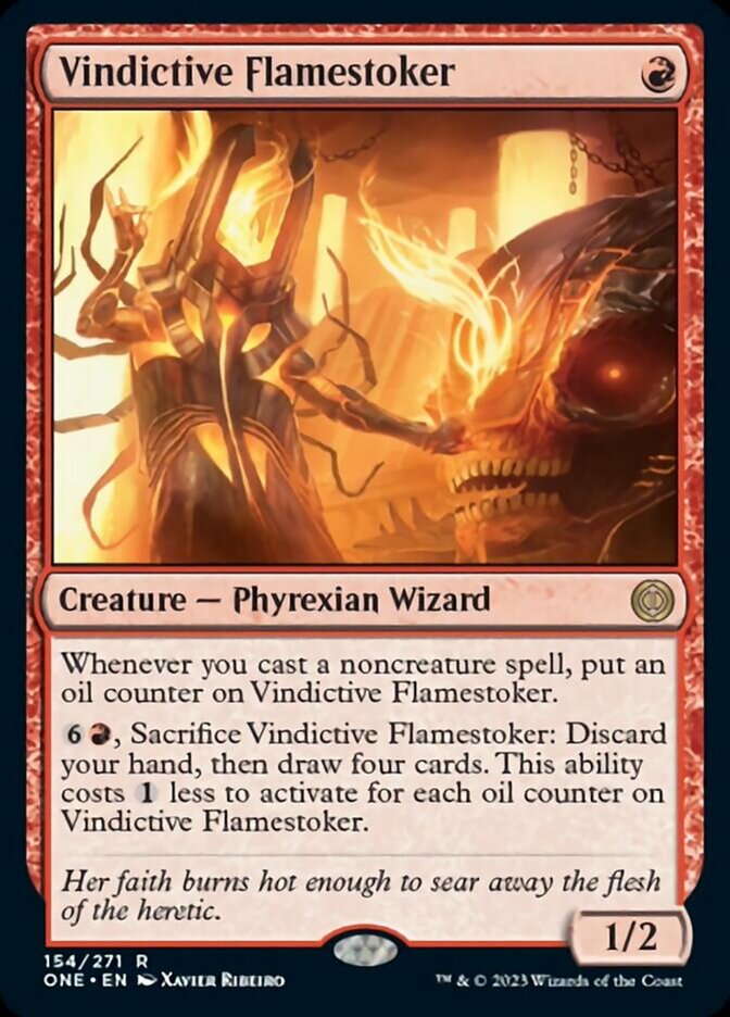 Vindictive Flamestoker [Phyrexia: All Will Be One] | The Time Vault CA