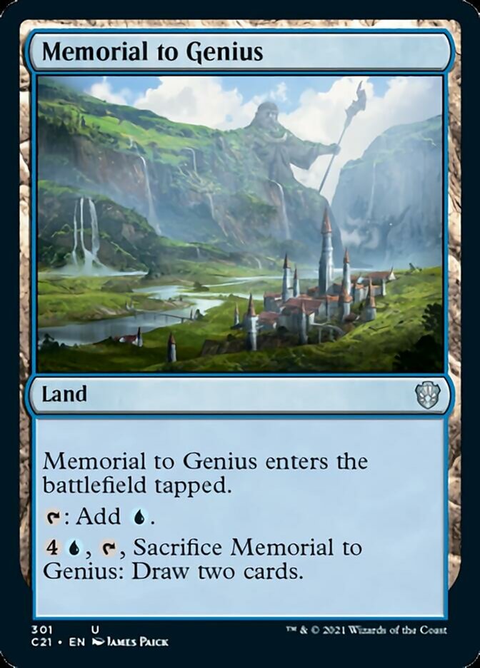 Memorial to Genius [Commander 2021] | The Time Vault CA