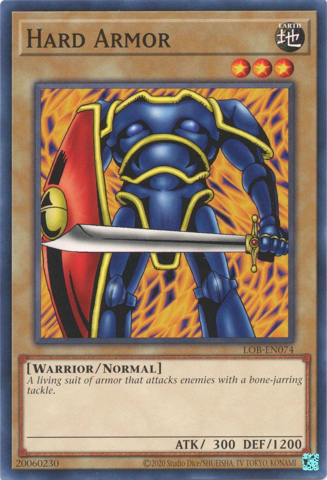 Hard Armor (25th Anniversary) [LOB-EN074] Common | The Time Vault CA