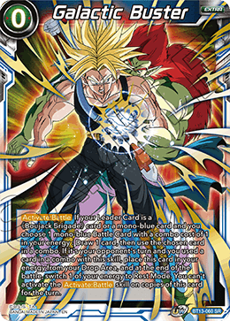 Galactic Buster (Super Rare) [BT13-060] | The Time Vault CA