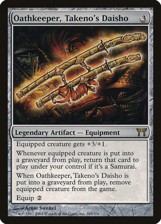 Oathkeeper, Takeno's Daisho [Champions of Kamigawa] | The Time Vault CA