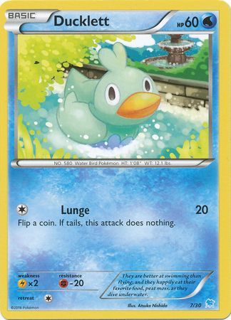 Ducklett (7/30) [XY: Trainer Kit 3 - Suicune] | The Time Vault CA