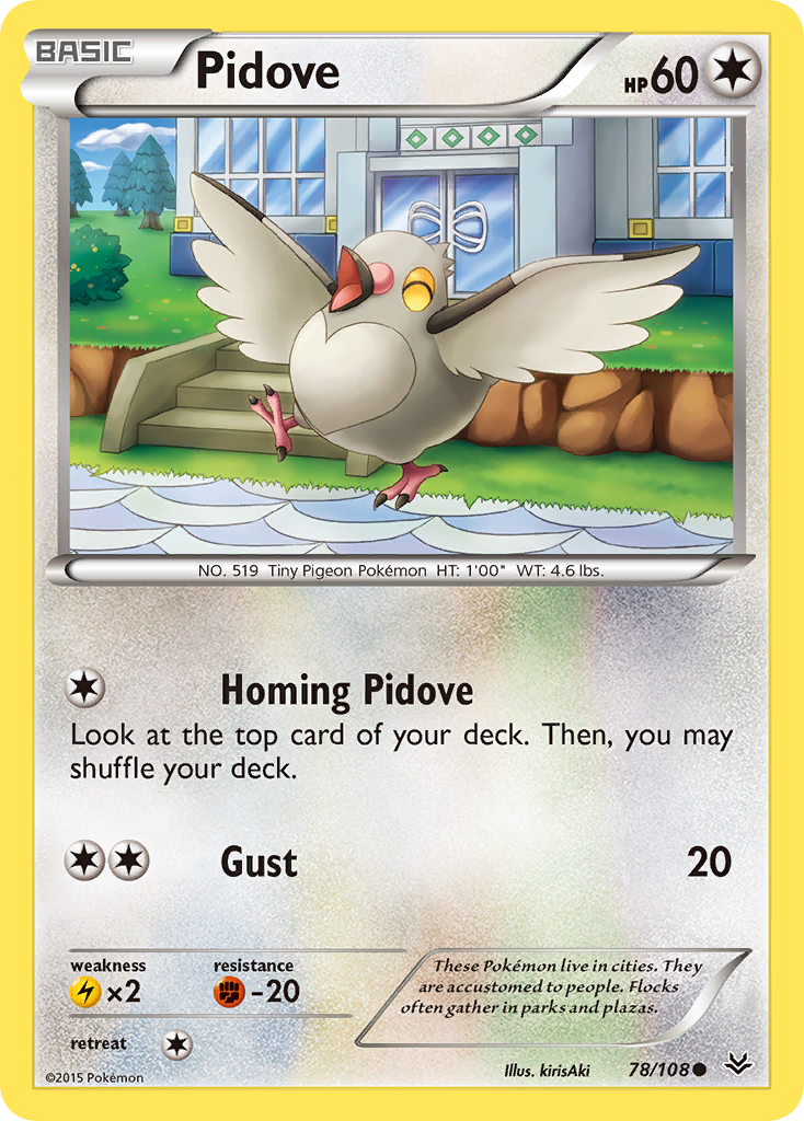 Pidove (78/108) [XY: Roaring Skies] | The Time Vault CA