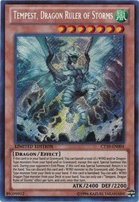 Tempest, Dragon Ruler of Storms [CT10-EN004] Secret Rare | The Time Vault CA