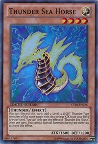 Thunder Sea Horse [CT10-EN016] Super Rare | The Time Vault CA