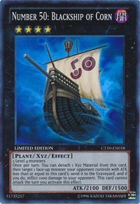 Number 50: Blackship of Corn [CT10-EN018] Super Rare | The Time Vault CA