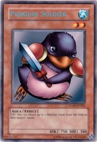 Penguin Soldier (Blue) [DL09-EN002] Rare | The Time Vault CA