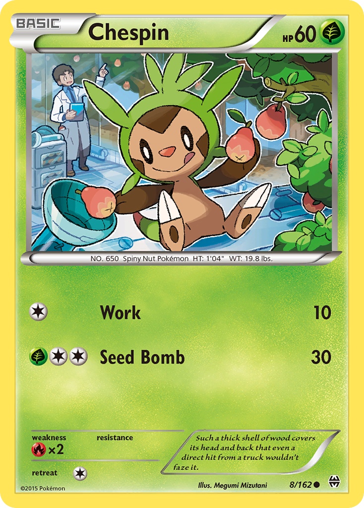 Chespin (8/162) [XY: BREAKthrough] | The Time Vault CA