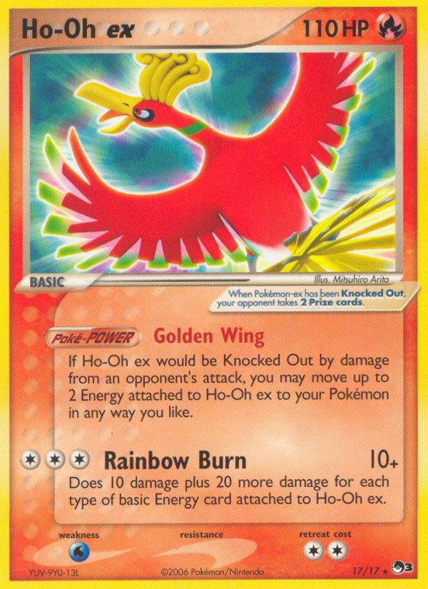 Ho-Oh ex (17/17) (Holo) [POP Series 3] | The Time Vault CA