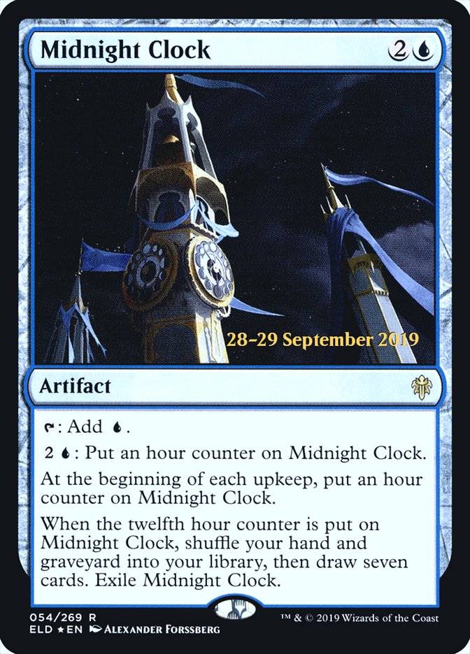 Midnight Clock  [Throne of Eldraine Prerelease Promos] | The Time Vault CA