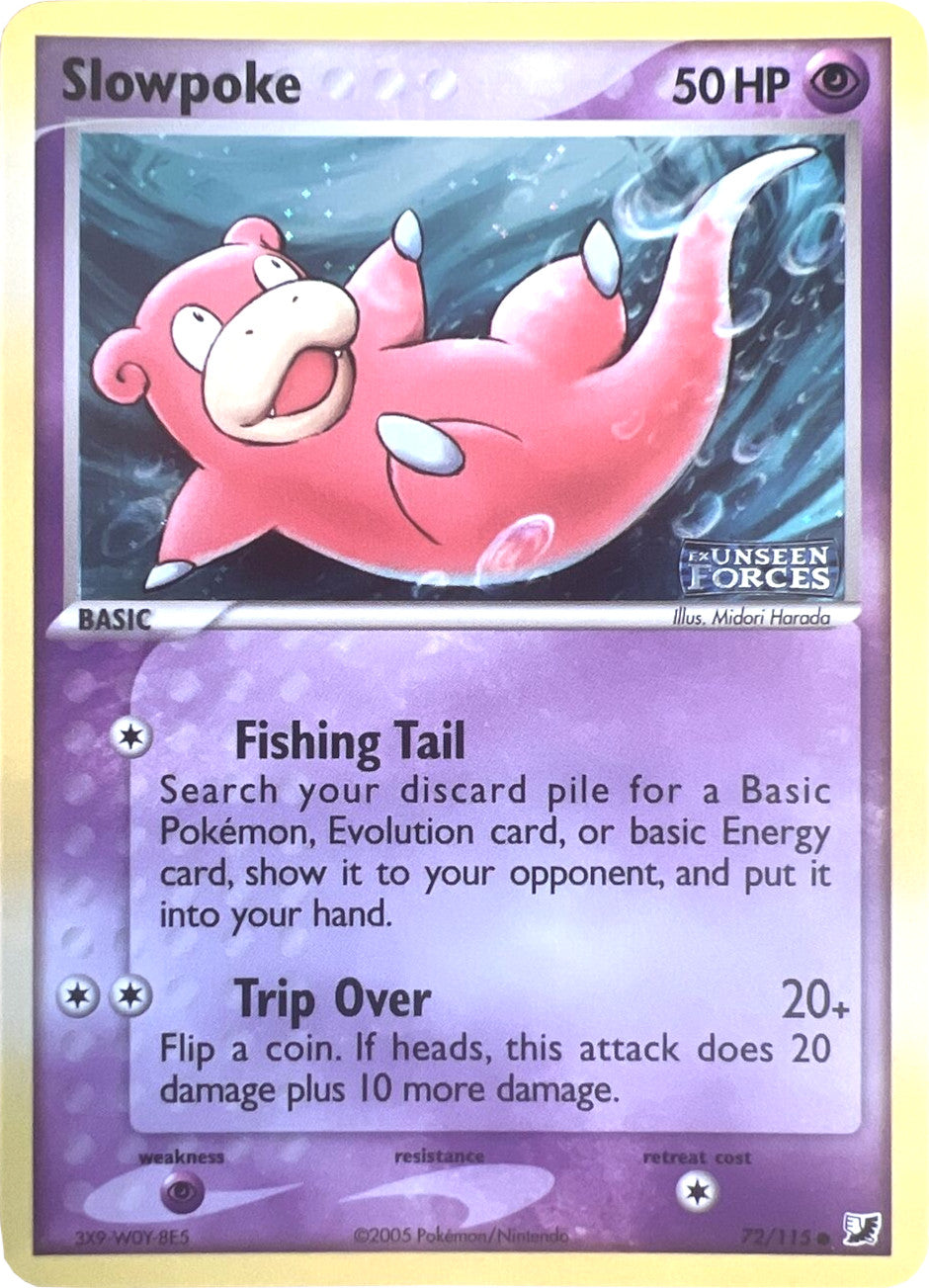 Slowpoke (72/115) (Stamped) [EX: Unseen Forces] | The Time Vault CA
