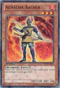 Achacha Archer [SP13-EN004] Starfoil Rare | The Time Vault CA